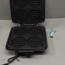 Dash Multi Mini Waffle Maker- Quad Waffle Maker for Family Breakfasts - Dual Nonstick Heating Plates & Easy-Release Surface - Compact & Fast-Heating - Aqua