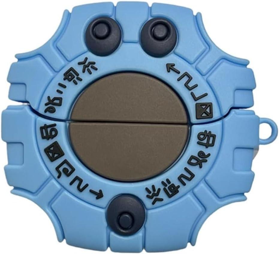 Earbuds Case for Samsung Galaxy Buds3 FE (2025)/Buds 3(2024)/Buds 3 Pro(2024),Cute Digimon Monster Digivice Design Silicone Headset Cover