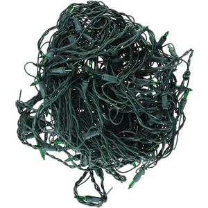 Holiday Wonderland 150 Ct Green Net Light Set 562134 Christmas Lights Net Lights/Tree Wrap