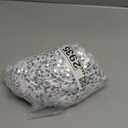 Mr. Pen- Silver Sequin Christmas Tree Skirt and Tree Collar, 36 Inch Base Cover, 24.8 Inch Foldable Sparkling Sequin Trees Skirt Collar, Silver Sequin Tree Skirt, Christmas Skirt Tree