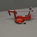 Apple Peeler, Slicer Corer Potato Peelers 3 In 1, Stainless Steel Heavy Duty with Suction Cup Base And 3 Extra Blades (Red)