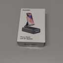 Cell Phone Stand with Wireless Bluetooth Speaker and Anti-Slip Base HD Surround Sound Perfect for Home and Outdoors with Bluetooth Speaker for Desk Compatible with iPhone/ipad/Samsung Galaxy (Black)