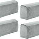 uxcell 4 Pcs Sofa Armrest Covers Stretch Couch Armrest Cover for Chairs Sofas Couch Arm, Scratch-Resistant Sofa Arm Cover, Light Gray