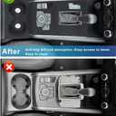 for 2025 Mazda CX5/CX-5Accessories 2017 2018 2019 2020 2021 2022 2023 2024 Car Cup Holder Inserts Center Console Tray Replacement Silicone Mat Pad Drink Holder Storage Organizer