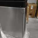 simplehuman 40 Liter/ 10.6 Gallon Slim Touch-Bar Kitchen Trash Can, Brushed Stainless Steel