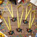 Sratte Kindergarten Prek Preschool Graduation Medals for Kids, Bulk Kinder Pre-k Graduation Gifts with Yellow Ribbon, End of Year Student Gifts Party Favors Supplies, 2 Inch