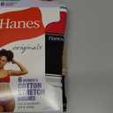 Hanes Womens Originals Bikini Panties, Breathable Stretch Cotton Underwear, Assorted, 6-pack (Medium, Basic Color Mix)