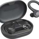 JLab Go Air Sport, Wireless Workout Earbuds Featuring C3 Clear Calling, Secure Earhook Sport Design, 32+ Hour Bluetooth Playtime, and 3 EQ Sound Settings (Graphite/Black)