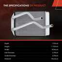 A-Premium HVAC Heater Core Compatible with Dodge & Jeep Models - Ram 1500, Ram 2500, Ram 3500 1994-2002, Ram 4000 1995-2002, Grand Cherokee 1993-1998