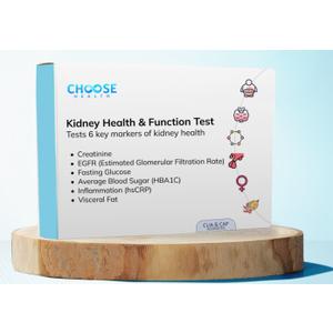 6-in-1 at-Home Kidney Test | Test and Track Your Kidney Function and Health | 6 Key Markers of Kidney Function | Cap & CLIA accredited Laboratory Testing | Not Avail in NY RI