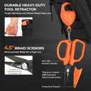 KastKing SteelStream 8pc Fishing Tool Kit - Fishing Pliers with Lanyard, Fillet Knife, Floating Fish Lip Gripper, Fishing Braid Scissors, Tool Retractor, Fishing Hook Remover, Bungee Cords