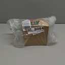 6 Pcs Mini Christmas Wreaths for Kitchen Cabinet, 7.87" Small Christmas Wreath with Ribbon Bows, Norfolk Pine Candle Ring Holder for Table Centerpiece Window Chair Wall Decors