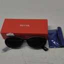 miyya Old Money Polarized Oval Sunglasses – 2025 Edition, UV400 Protection, Feather-Light Fit & Trendy Colors Black