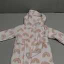 Baby Essentials Baby and Infant Bath Robe with Hood and Baby Beach Cover Up for Boys and Girls 0-12 Months (Radiant Rainbows)