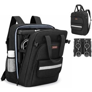 Stroller Bag for Airplane Compatible with GB Pockit & Pockit Air Plus, Stroller Travel Backpack with Pockets, Padded Protective Gate Check Bag, Carry-On Size, GB Pockit Stroller Accessories (Bag Only)