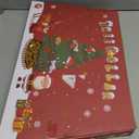 XmasExp Christmas Tree Collar, 33.5 inch Sequin Tree Skirt Stand Base Cover for Home Decor, Large Size 6 Piece Gold