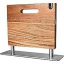 Magnetic Knife Block without Knives, Double-Sided Powerful Magnetic Knife Holder, Suitable for Kitchens, Solves Problems of Storing Kitchen Utensils (Acacia Wood)