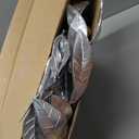 Jutom 6 Ft Silver Christmas Bay Leaf Garland Decoration Gold Bayleaf Garland for Christmas Fireplace Front Door Stairs Decoration Xmas Holiday Winter Engagement Birthday Wedding Supplies