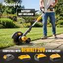 Cordless Lawn Edger Compatible with DeWalt 20V Max Battery (Tool Only)
