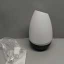 HealthSmart 500ML Essential Oil Diffuser for Large Rooms, Cool Mist Humidifier and Aromatherapy Diffuser, Adjustable Timer, Mist Mode and 7 LED Light Colors, White (Pack of 1)