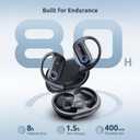 Ai Translation Earbuds Real Time - 164 Language Translator Earbuds with Bluetooth 6.1 Audifonos Traductores Ingls Espaol, 80H Playtime Wireless Headphones for Travel Business Learning