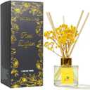 Reed Diffuser Set-Lemon Verbena Scent Fragrance Oil Diffuser with 6 Reed Sticks | Home & Bedroom Bathroom Decor,3.38 fl oz (100ml) (Lemon Verbena)
