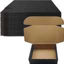 12x9x4 Black Shipping Boxes Set of 20, Corrugated Cardboard Mailers for Product Packaging & Mailing, Recyclable Small Business Shipping Supplies, Gift Boxes for Holiday Birthday Wedding Favors