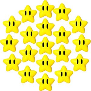 Mini Star Stress Ball for Video Game Birthday Decoration Party Favors Classroom Exchange Gifts Classroom Prizes School Carnival Reward Party Favors Fillers