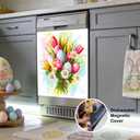 Nuxovilar Dishwasher Magnetic Cover Sticker Panel 23x26in PVC