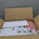 SWTYMIKI Large Jewelry Organizer Stand - Multifunctional Rack Tower for Necklace, Earring, Ring & Bracelet Display - Moveable Storage Jewelry Holder Stand with 4 Nonwoven Drawers for Bedroom White