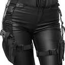 Black Widow Costume Accessories, Lara C. Holster Belt Outfit, Rider Leg Holster Strap, Tomb Swat Cop Accessories For Women