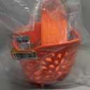 SELEWARE Orange High Back Full Bucket Toddler Swing and Kids Swing Seat