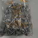 Polycarbonate Tapping Screws for Wood 2" Outdoor Screws with Expansion Cutters & Sealing Dome Washers Waterproof, Anti-Corrosion Fencing & Exterior Projects, 50 Pack