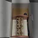 GAGAKU Wooden Coffee Maker Toy 14 pcs Play Kitchen Accessories Toy Coffee Maker for Kids Pretend Playset Toddler Coffee Maker Gifts for Boys and Girls (Coral Brown)