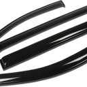 Auto Dynasty 4 Pcs Tape on Window Vent Visor Deflector Rain Guard Compatible with 2011-2014 Toyota Sienna, Acrylic (11-14 Toyota Sienna)
