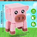 3D Printed Animals, Adorable Desk Pets for Desk Decor Gifts (Farm Animal), Miniature