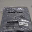 GRANNY SAYS 3-Shelf Closet Organizers and Storage, Foldable Hanging Closet Organizer, Hanging Closet Shelves with 2 Metal Hooks, Leak-Proof Closet Hanging Organizer for Locker & Camper, Gray, 2-Pack