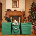 3 x Christmas Tree Storage Bag Extra Large Waterproof Heavy Duty Storage Containers, Fits Up to Tall 7.5 ft Xmas Artificial Tree, 600D Oxford Xmas Holiday Tree Bag with Reinforced Handles Dual Zipper