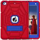 Grifobes for iPad 6th/5th Generation Cases 2018/2017, for Pad Air 2 Case 2014 9.7 inch, Heavy Duty Shockproof Rugged Protective i Pad 5 6 Gen 9.7" Case with Stand (Red+Blue)