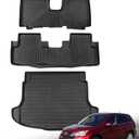 for Honda CR-V CRV 2011-2007 Floor Mats Cargo Liner LX SE EX EX-L Rubber Trunk Carpet All Season Weather Protector Waterproof Anti-Slip Tech,Automotive 2010 2009 2008 Car Interior Accessories Black