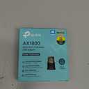 TPLink Nano USB WiFi 6 Adapter for PC(Archer TX20U Nano)  AX1800 2.4G/5G DualBand Wireless Network Transceiver Adapter for Desktop PC, OFDMA, MUMIMO, WPA3, Travel Size, Supports Windows 11/10