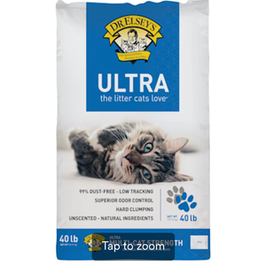 Dr. Elsey's Ultra Clumping Clay Multi-Cat Litter, 40 lbs.