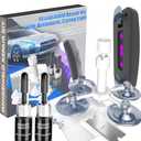 BLUTOKS Windshield Repair Kit, 2 PCS Windshield Crack Repair Kit with Suction Cup Curing Light, Automotive Nano Fluid Vehicle Windscreen Tool, Glass Repair Kit for Chips and Cracks