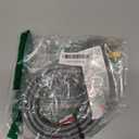 3 Prong Dryer Cord 4 FT, NEMA 10-30P to 3-Wire Appliance Cord, 30-Amp, 3 Wires with Eyelet Connectors, 10 Gauge Copper Wire, Grey Cable