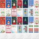 26 Pack Christmas Cards with Envelopes and Stickers, Christmas Greeting Cards Bulk Colorful Unique Designs with Printed Message Inside, Happy Holidays Cards for Friends, Family, Kids