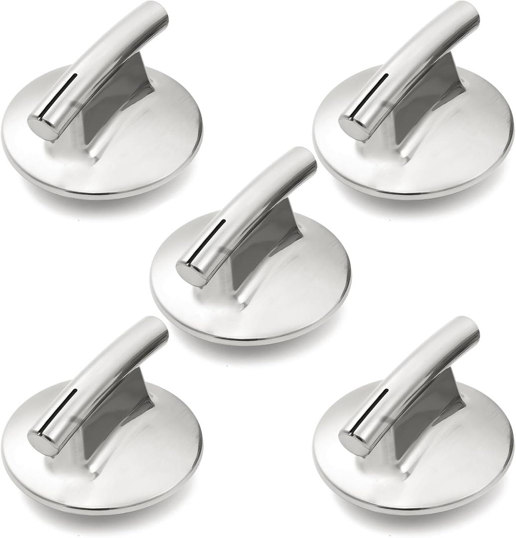 4 x Upgraded WP7737P245-60 Stove knob Replacement for Jenn-Air Electric Stove Parts Burner Knobs JEC8430ADB JEC8430ADS 74007918 Jenn-Air Electric Range Parts Downdraft Cooktop Control Knobs 5 Pcs