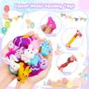 48PCS Easter Squishies for Plastic Egg Fillers, Easter Mochi Squishy Toys for Eggs Hunt Games, Easter Fidget Toys for Kids, Toddlers & Teens, Gifts, Easter Basket Stuffers, Classroom Prizes