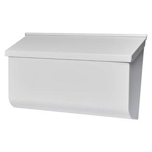 Architectural Mailboxes Woodlands™ Wall-Mounted Mailbox for Outside, Rust-Resistant Galvanized Steel Metal Medium Mail Box, Black Modern Wall Mailbox