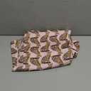 Amazon Essentials Women's Regular-Fit Long-Sleeve Satin Sleep Shirt Only (Pants Sold Separately) (Pale Pink Blush Leopard)