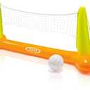 Intex 56508EP Inflatable Floating Swimming Pool Toys Volleyball Game, Green (1 Pack)